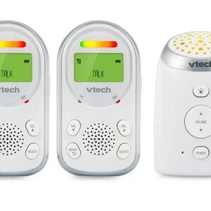 VTech baby monitors, 1 base  with ceiling  night light , 2 parental units.